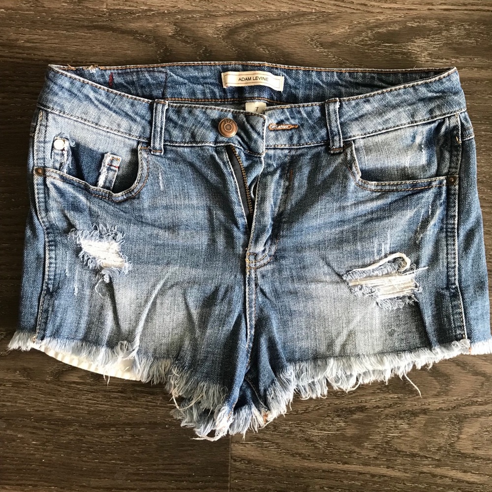 Adam Levine Denim Shorts